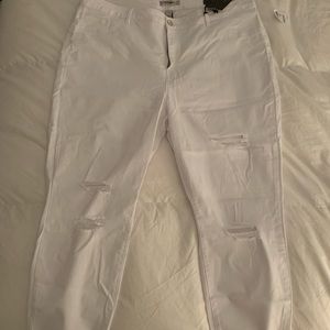 White jeans